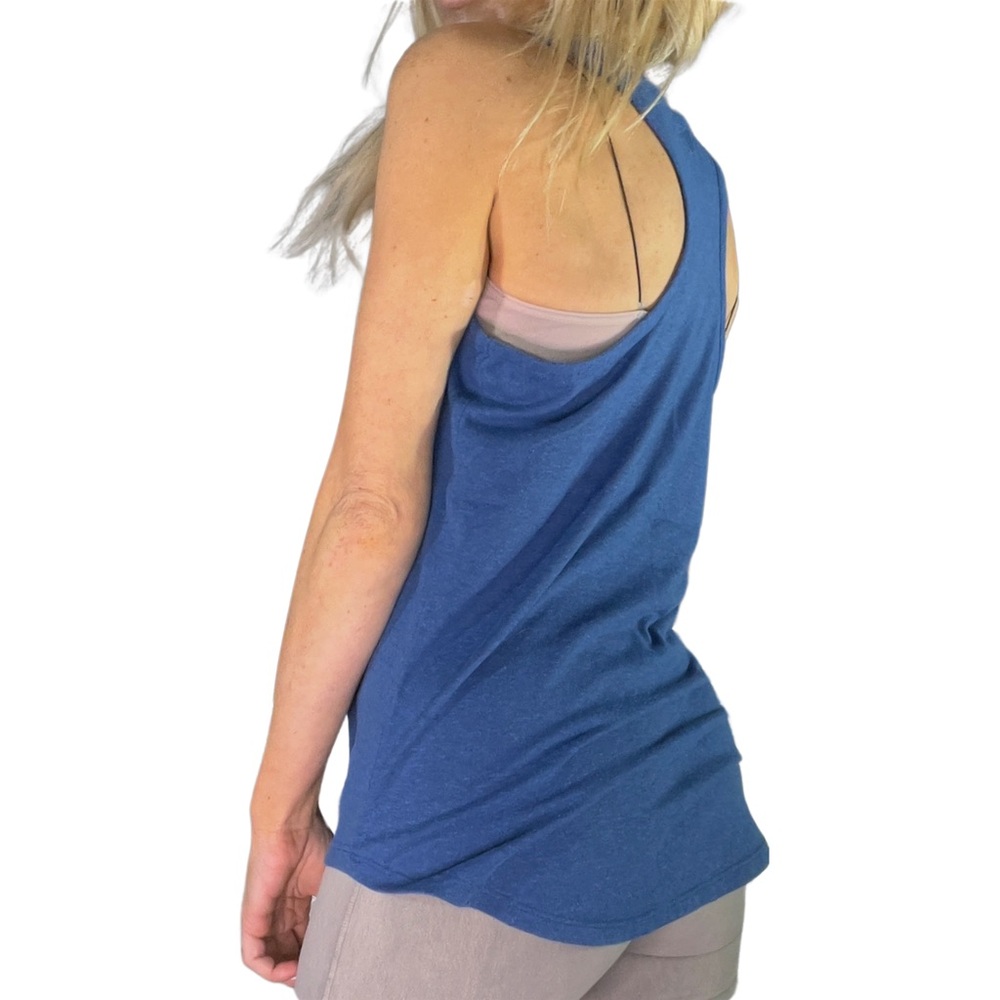 GENUINE MERCHANDISE 5th & Ocean Texas Rangers Baseball Racerback Tank - Picture 3 of 4